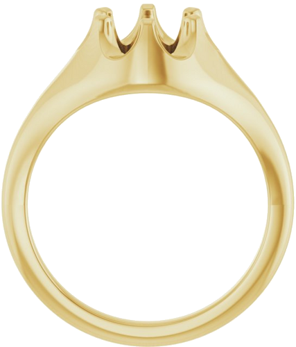 Sužadėtuvių Žiedas „Belcher Solitaire“ 585 Geltonojo Aukso Round 6.5mm (2)