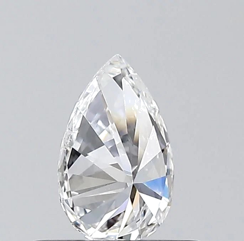 0.4 carat E-SI1 Natūralus Pear Deimantas (1)