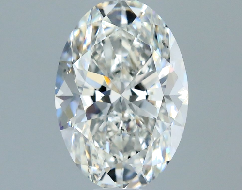 0.7 carat G-SI1 Natūralus Oval Deimantas (1)