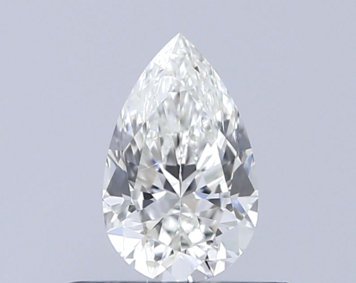 0.5 carat I-SI1 Natūralus Pear Deimantas (1)