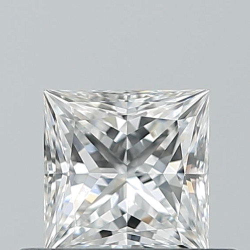 0.5 carat E-VVS2 Natūralus Princess Deimantas (1)