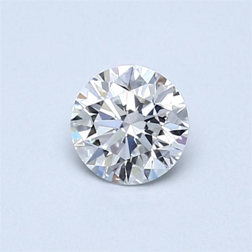 0.44 carat F-VVS2 Excellent cut Natūralus Round Deimantas (1)
