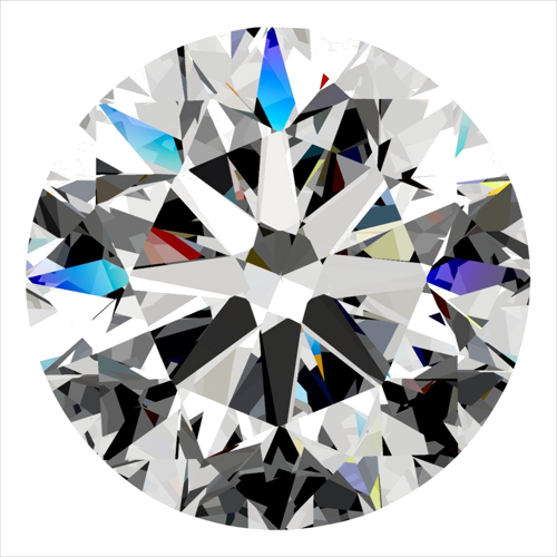 0.3 carat E-VVS2 Very Good cut Natūralus Round Deimantas (1)