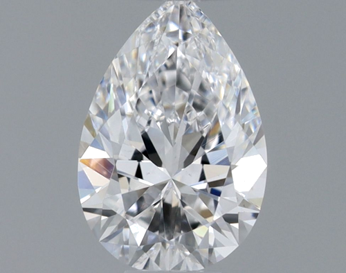 0.3 carat D-VVS2 Natūralus Pear Deimantas (1)