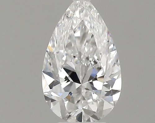 0.24 carat D-VVS2 Natūralus Pear Deimantas (1)