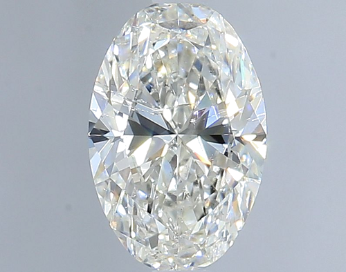 1.0 carat H-SI2 Natūralus Oval Deimantas (1)