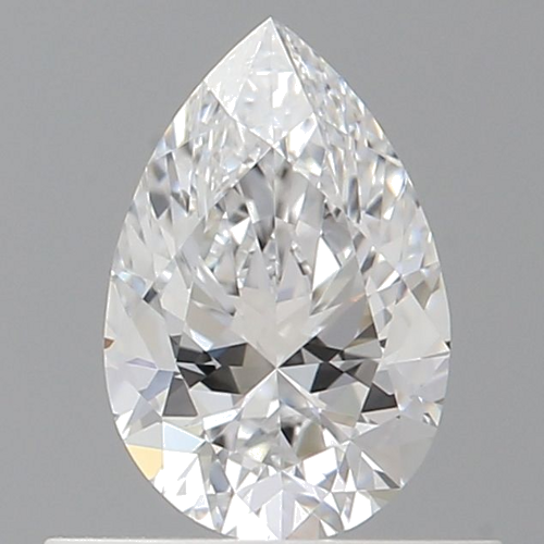 0.52 carat D-VVS2 Natūralus Pear Deimantas (1)