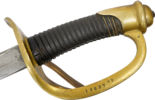 M1882 модел на френска лека кавалерия сабя (8)