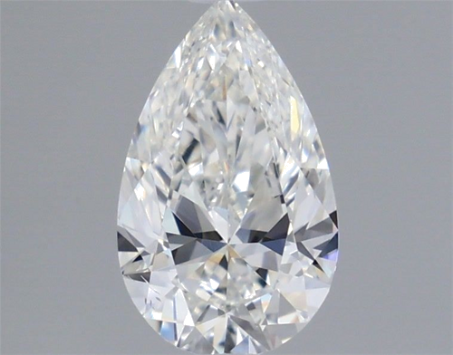 0.71 carat G-VS2 Natūralus Pear Deimantas (1)