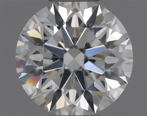 0.37 carat F-VVS2 Excellent cut Natūralus Round Deimantas (1)