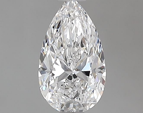 0.6 carat D-VS1 Natūralus Pear Deimantas (1)