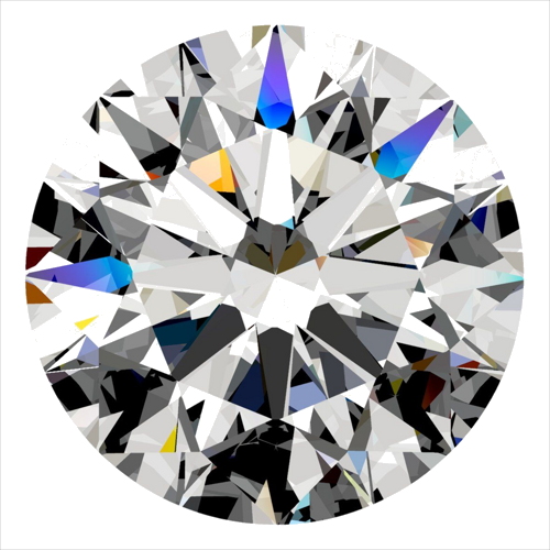 0.4 carat G-VS1 Excellent cut Natūralus Round Deimantas (1)