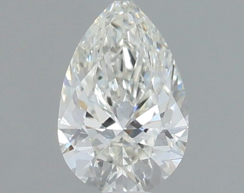 0.5 carat I-VS2 Natūralus Pear Deimantas (1)