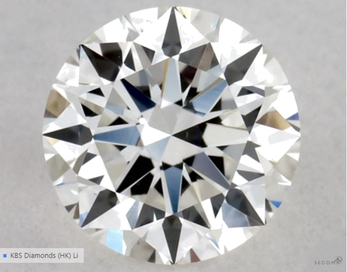 0.4 carat G-VS1 Excellent cut Natūralus Round Deimantas (1)