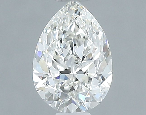 0.6 carat H-SI1 Natūralus Pear Deimantas (1)