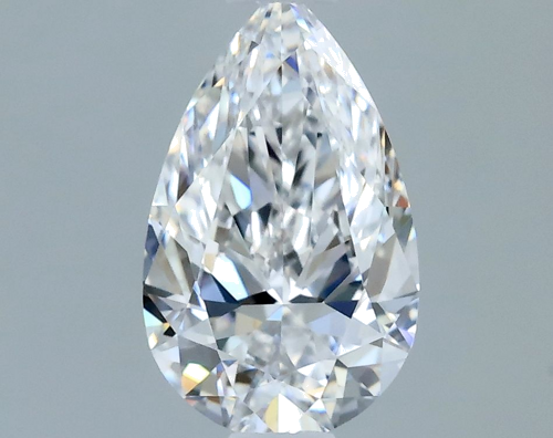 0.5 carat D-VVS1 Natūralus Pear Deimantas (1)