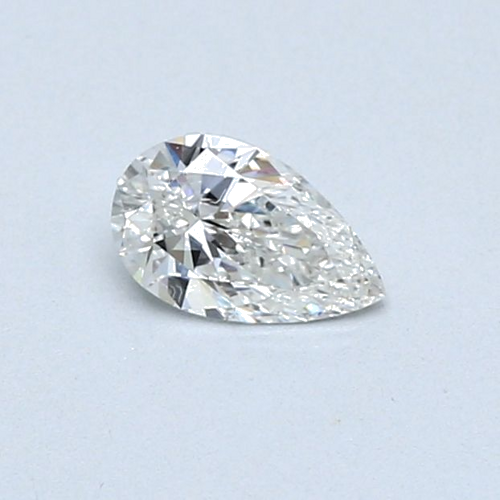 0.3 carat F-SI1 Natūralus Pear Deimantas (1)