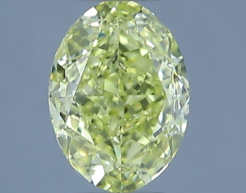 1.0 carat Fancy Yellow-SI1 Natūralus Oval Deimantas (1)