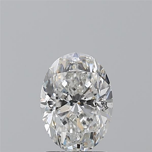 1.7 carat F-SI2 Natūralus Oval Deimantas (1)