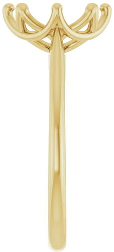 Sužadėtuvių Žiedas „Solitaire“ 14k yellow gold Oval 10mm x 8mm (4)