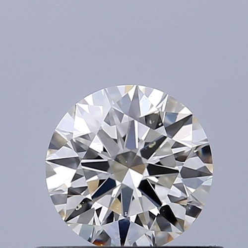 0.51 carat G-SI1 Excellent cut Natūralus Round Deimantas (1)