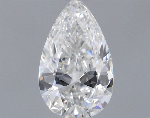 0.44 carat E-VVS2 Natūralus Pear Deimantas (1)
