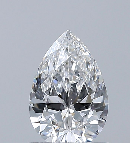 0.7 carat E-VS2 Natūralus Pear Deimantas (1)