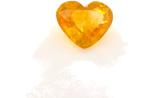 0.65 carat YELLOW Heart Safyras (1)