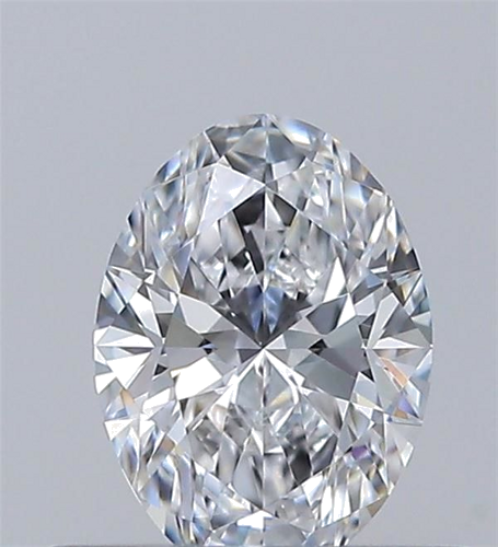0.4 carat D-VVS2 Natūralus Oval Deimantas (1)