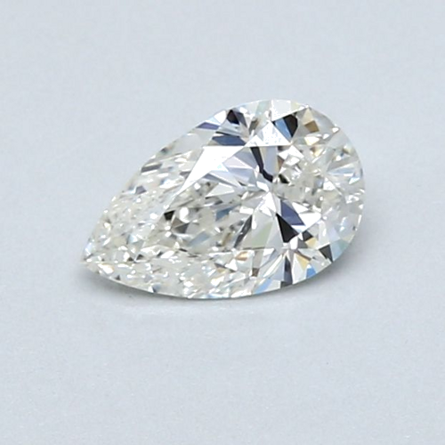 0.5 carat I-SI1 Natūralus Pear Deimantas (1)