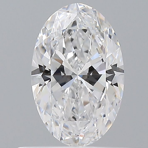 0.57 carat D-VVS2 Natūralus Oval Deimantas (1)