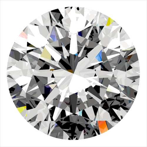 0.4 carat H-VVS2 Excellent cut Natūralus Round Deimantas (1)