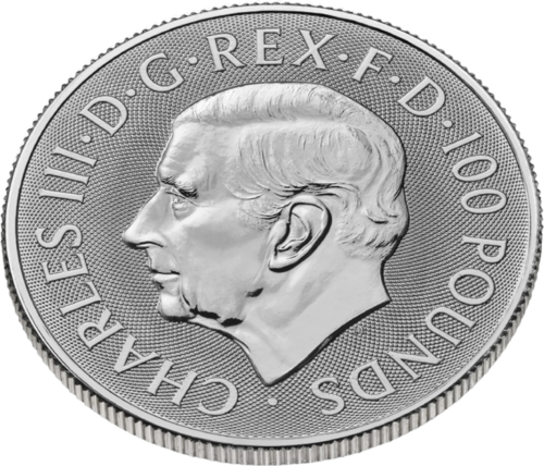 2024 Великобритания Королевские звери Тюдоров: Дракон 1 oz платиновая монета (5)