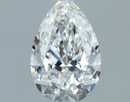 0.5 carat E-VS2 Natūralus Pear Deimantas (1)