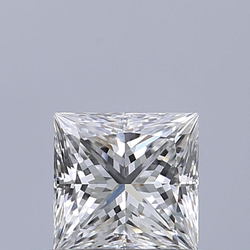 0.52 carat E-IF Natūralus Princess Deimantas (1)