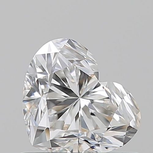 0.76 carat G-VVS2 Natūralus Heart Deimantas (1)