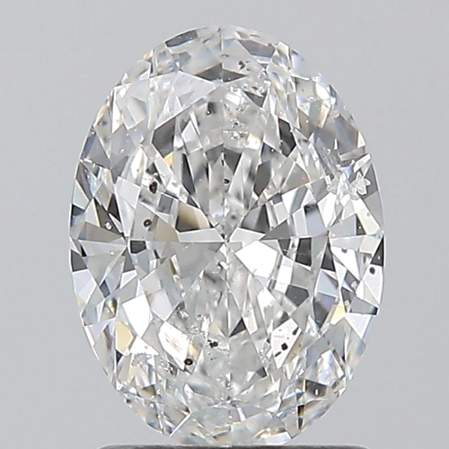 1.31 carat D-SI2 Natūralus Oval Deimantas (1)
