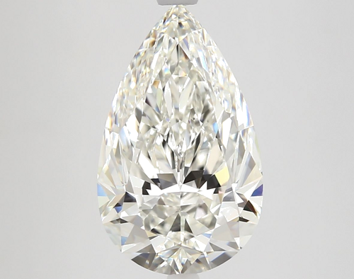 4.18 carat H-VS1 Natūralus Pear Deimantas (1)
