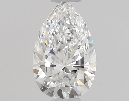 0.5 carat E-VVS2 Natūralus Pear Deimantas (1)