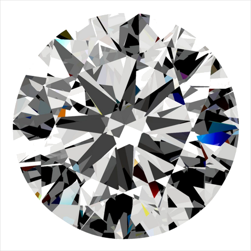 0.3 carat G-VS1 GD cut Natūralus Round Deimantas (1)