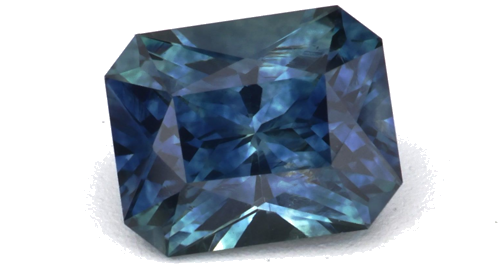 0.66 carat GREEN Radiant Safyras (1)