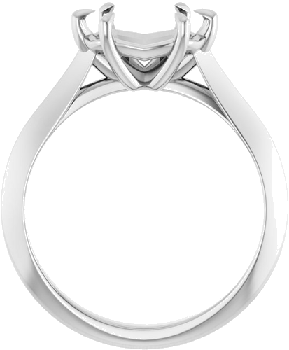 Sužadėtuvių Žiedas „Claw-Prong Solitaire“ 925 Sidabro Oval 9mm x 7mm (2)