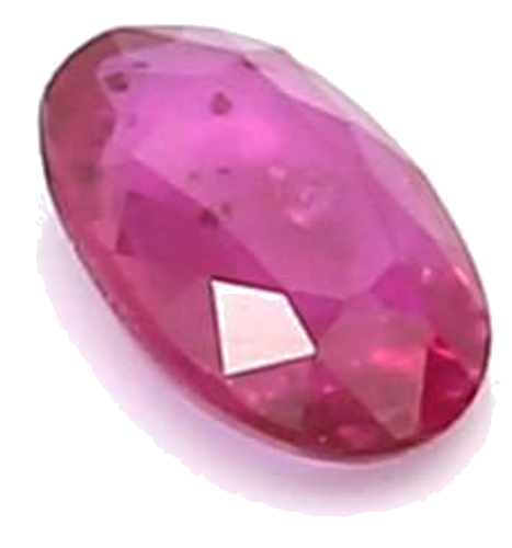0.19 carat RED BRILLIANTSTEP cut Oval Rubinas (1)
