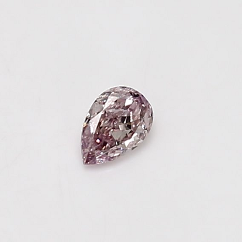 0.15 carat Fancy Pink-SI2 Natūralus Pear Deimantas (1)