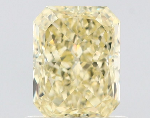 1.01 carat Fancy Light Yellow-VS1 Natūralus Radiant Deimantas (1)
