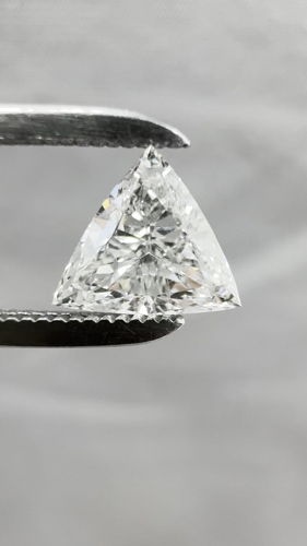 0.5 carat G-SI1 Natūralus Triangular Deimantas (1)