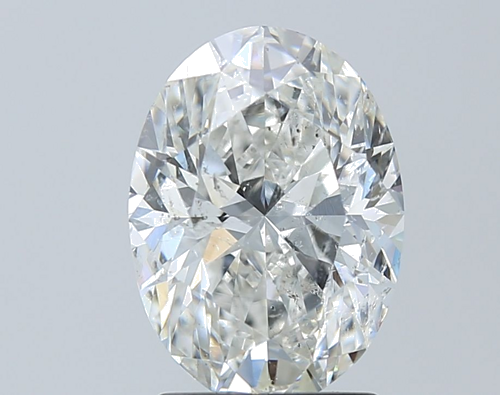 2.27 carat G-SI2 Natūralus Oval Deimantas (1)