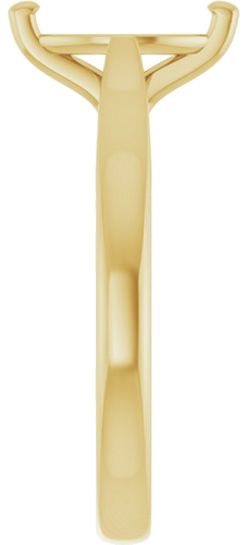 Sužadėtuvių Žiedas 14k yellow gold Marquise 9mm x 4.5mm (4)