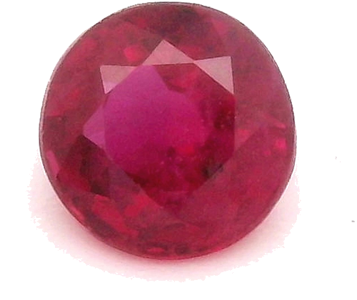 0.52 carat RED Round Rubinas (1)