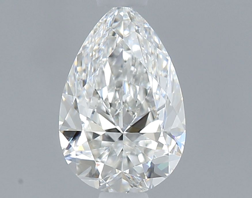0.5 carat G-VVS2 Natūralus Pear Deimantas (1)
